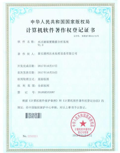 China Shandong Tonglida Heavy Industry Machinery Co., Ltd. certification